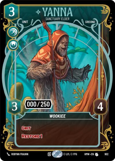 Yanna - Sanctuary Elder (Serialized) card