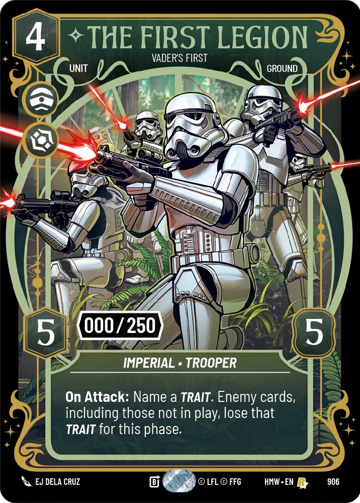 The First Legion - Vader's Fist (Serialized) 906/912 (HMW) — Homeworlds