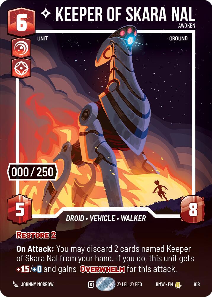 Keeper of Skara Nal - Awoken (Serialized) 918/912 (HMW) — Homeworlds
