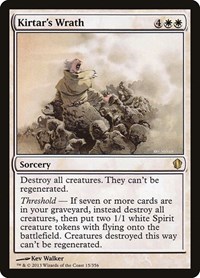 Kirtar's Wrath - Commander 2013 - Magic: The Gathering card