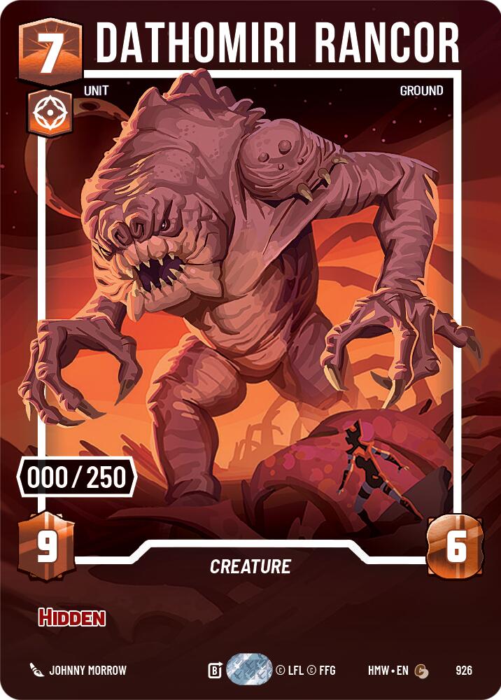 Dathomiri Rancor (Serialized) 926/912 (HMW) — Homeworlds