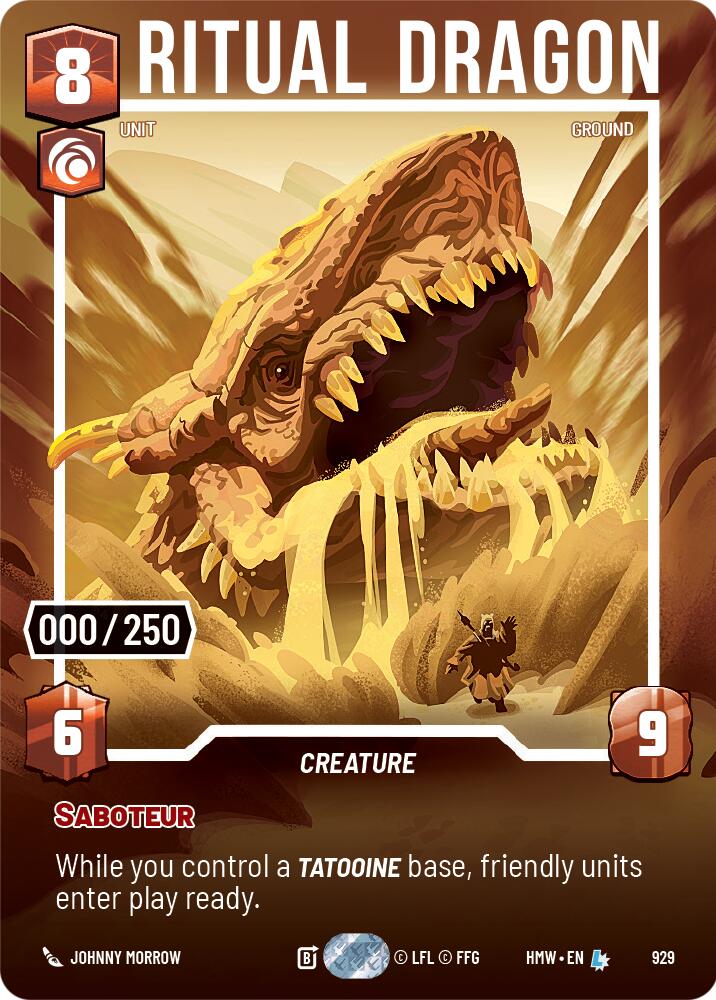 Ritual Dragon (Serialized) 929/912 (HMW) — Homeworlds