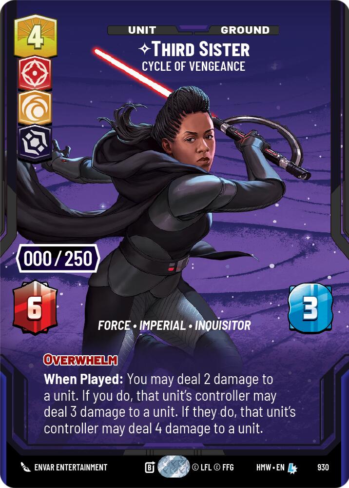 Third Sister - Cycle of Vengeance (Serialized) 930/912 (HMW) — Homeworlds