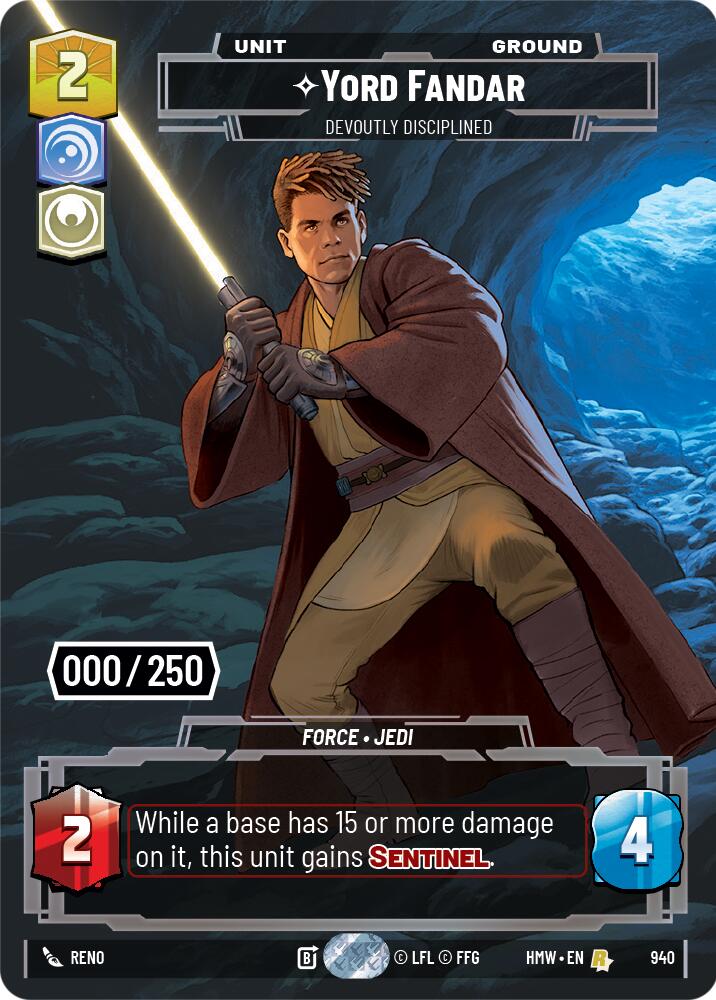 Yord Fandar - Devoutly Disciplined (Serialized) 940/912 (HMW) — Homeworlds