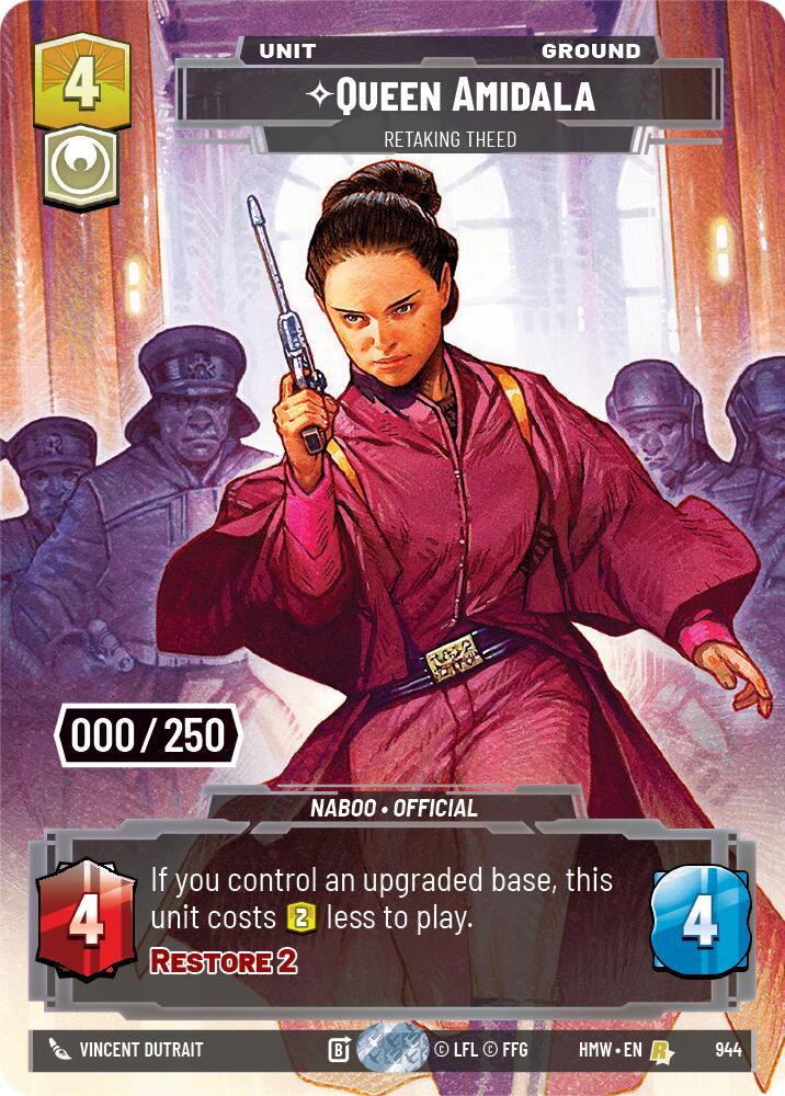 Queen Amidala - Retaking Theed (Serialized) 944/912 (HMW) — Homeworlds
