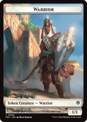 Warrior // Insect Double-Sided Token 5 // 2 – Commander: Reality Fracture (Token)