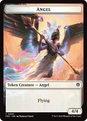 Angel // Myr Double-Sided Token 1 // 15 – Commander: Reality Fracture (Token)