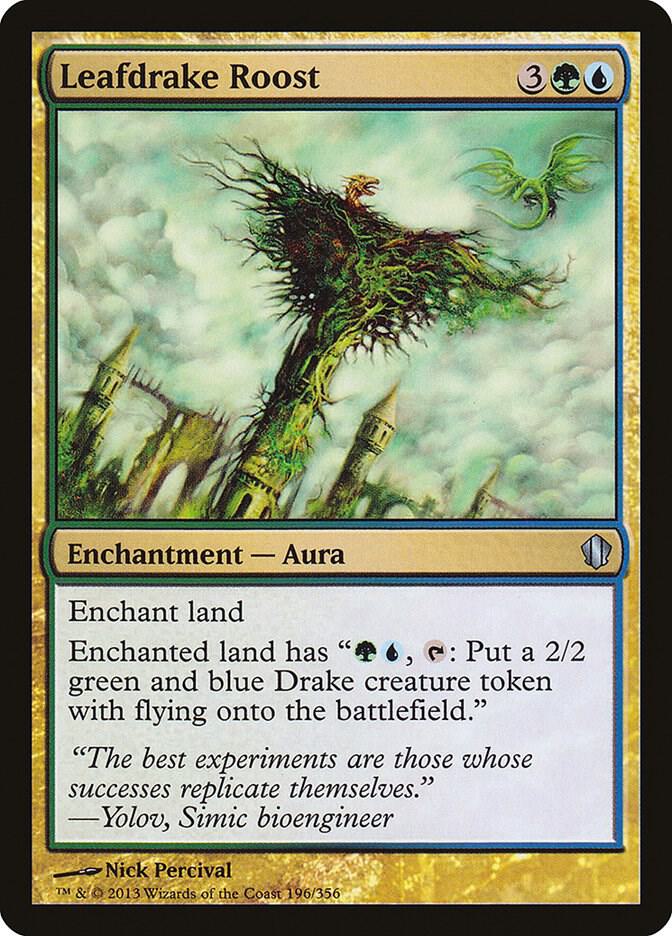 Leafdrake Roost 196 card
