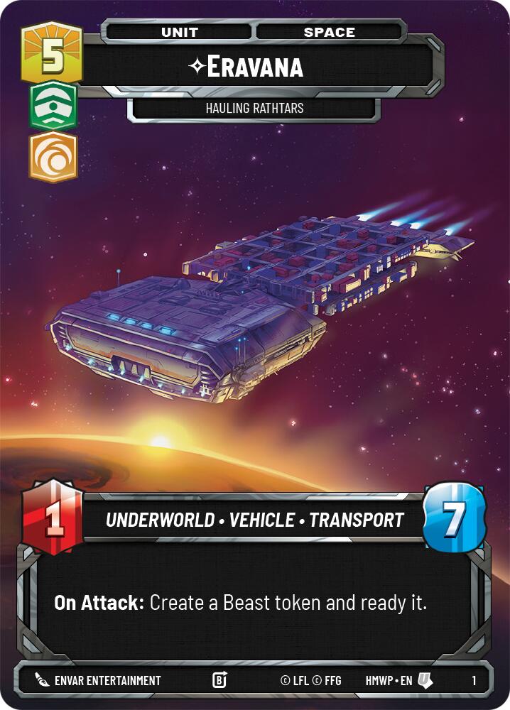 Eravana - Hauling Rathtars, Homeworlds: Weekly Play Promos card number 1