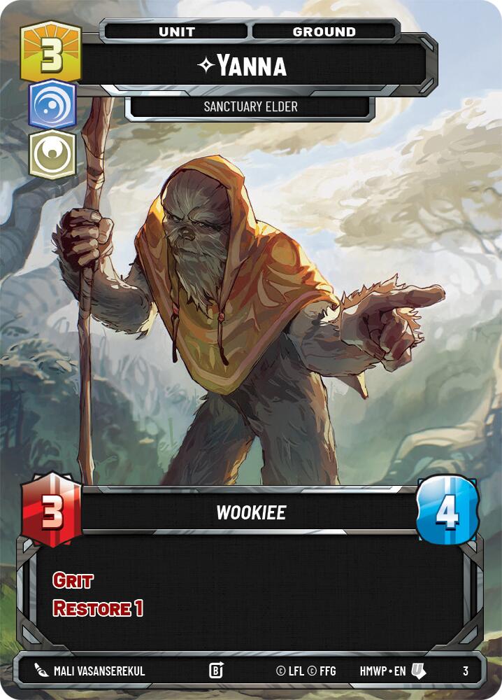 Yanna - Sanctuary Elder, Homeworlds: Weekly Play Promos card number 3