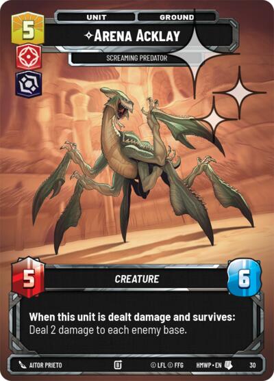 Arena Acklay - Screaming Predator (Foil)