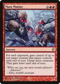 Mass Mutiny - Commander 2013 - Magic: The Gathering card