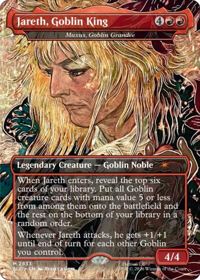 Muxus, Goblin Grandee (Secret Lair) from SLD #2833, Magic: The Gathering card
