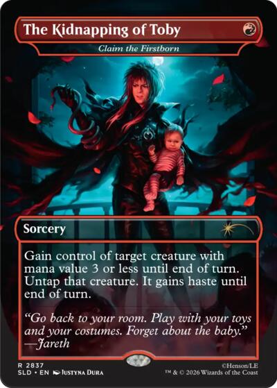 Claim the Firstborn (Secret Lair) from SLD #2837, Magic: The Gathering card