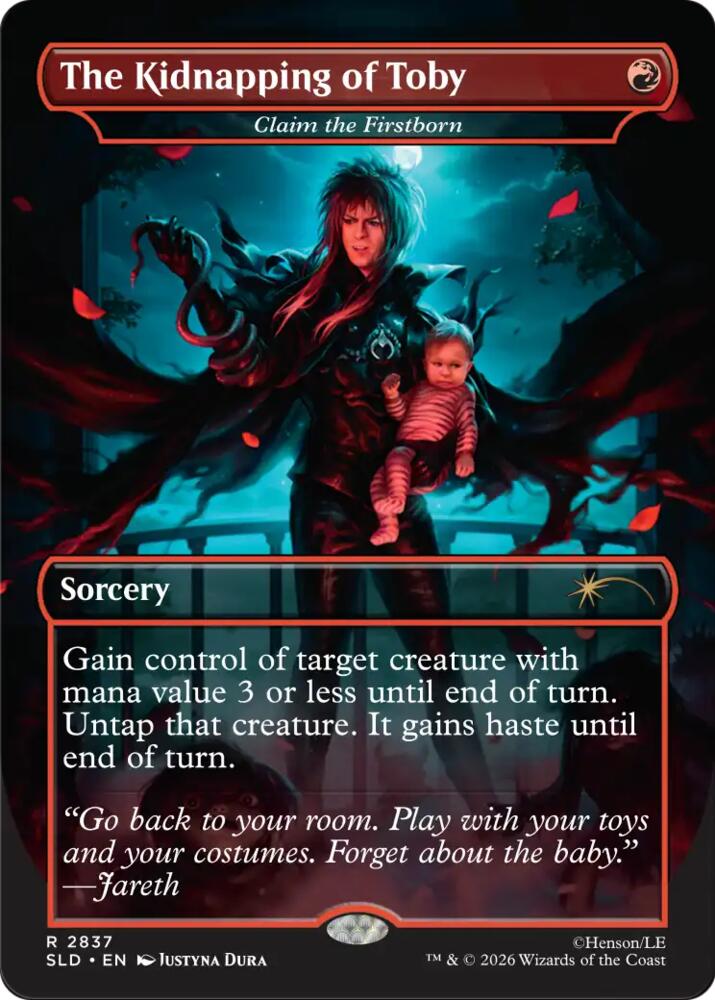 Claim the Firstborn (Secret Lair) from Secret Lair Drop Series (SLD) #2837, Magic: The Gathering card