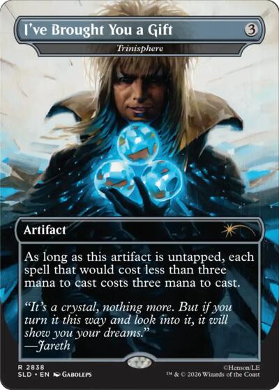 Trinisphere (Secret Lair) from SLD #2838, Magic: The Gathering card