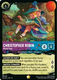 Christopher Robin - Hunny Sage card