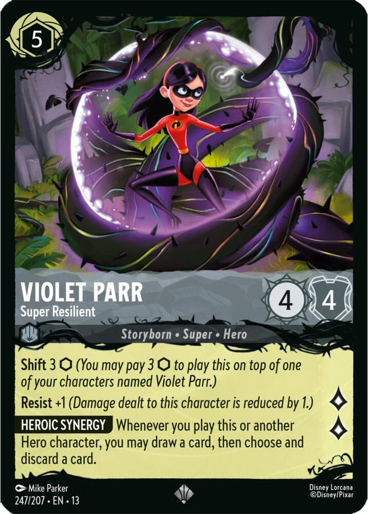 Full Violet Parr - Super Resilient card