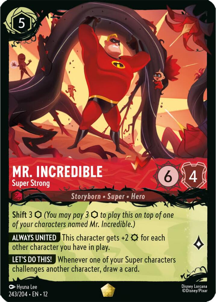 Full Mr. Incredible - Super Strong card