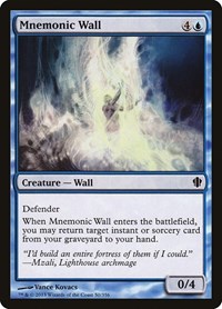 Mnemonic Wall - Commander 2013 - Magic: The Gathering card