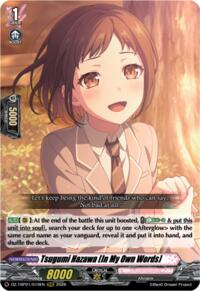 Tsugumi Hazawa [In My Own Words] · DZ-TBP01: BanG Dream! Girls Band Party! · #DZ-TBP01/010EN