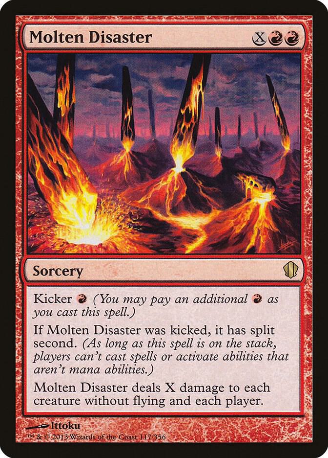 Molten Disaster 117 card