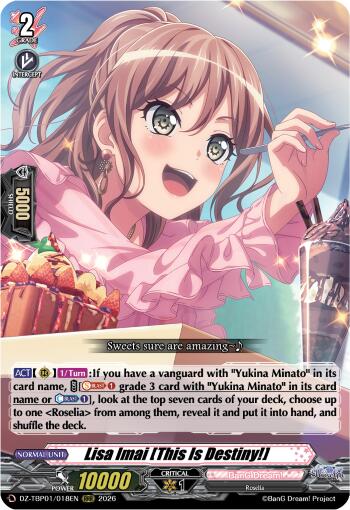 Lisa Imai [This Is Destiny!] - DZ-TBP01: BanG Dream! Girls Band