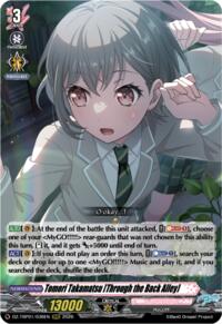 Tomori Takamatsu [Through the Back Alley] · DZ-TBP01: BanG Dream! Girls Band Party! · #DZ-TBP01/036EN