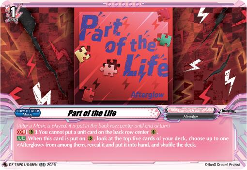 Part of the Life - DZ-TBP01: BanG Dream! Girls Band Party