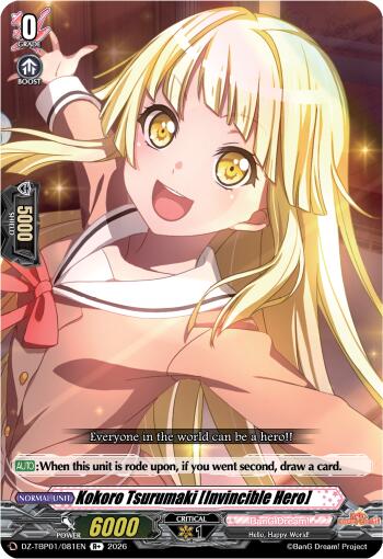 Kokoro Tsurumaki [Invincible Hero] - DZ-TBP01: BanG Dream! Girls