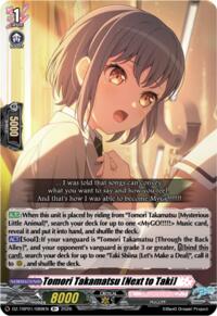 Tomori Takamatsu [Next to Taki] · DZ-TBP01: BanG Dream! Girls Band Party! · #DZ-TBP01/089EN