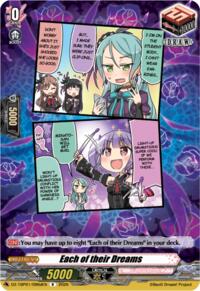 Each of their Dreams (D) · DZ-TBP01: BanG Dream! Girls Band Party! · #DZ-TBP01/096dEN