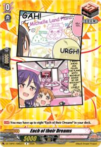 Each of their Dreams (E) · DZ-TBP01: BanG Dream! Girls Band Party! · #DZ-TBP01/096eEN
