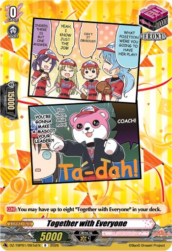 Together with Everyone (E) - DZ-TBP01: BanG Dream! Girls Band