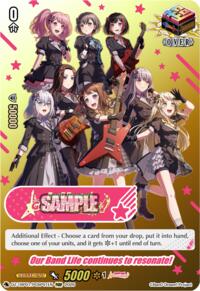 Our Band Life continues to resonate! (PGSP) · DZ-TBP01: BanG Dream! Girls Band Party! · #DZ-TBP01/PGSP01EN