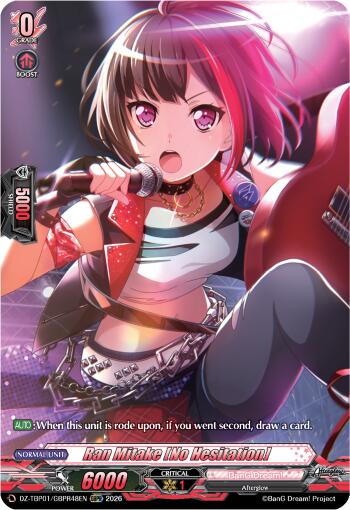 Ran Mitake [No Hesitation] (GBPR) - DZ-TBP01: BanG Dream! Girls