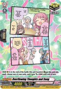 Overflowing Thoughts and Song (C) (H) · DZ-TBP01: BanG Dream! Girls Band Party! · #DZ-TBP01/H02cEN