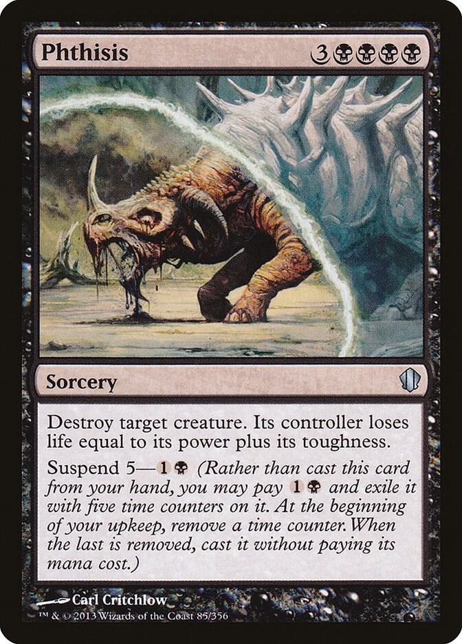 Phthisis 85 card