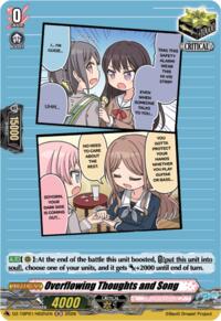 Overflowing Thoughts and Song (H) (H) · DZ-TBP01: BanG Dream! Girls Band Party! · #DZ-TBP01/H02hEN