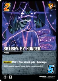 Satisfy My Hunger