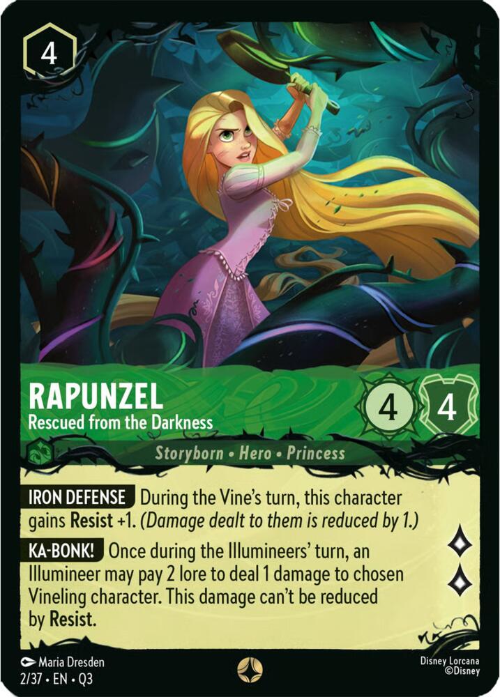Full Rapunzel - Rescued from the Darkness card