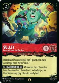 Sulley - Rescued from the Garden card