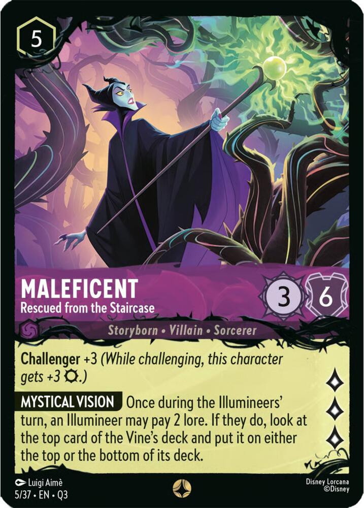 Full Maleficent - Rescued from the Staircase card
