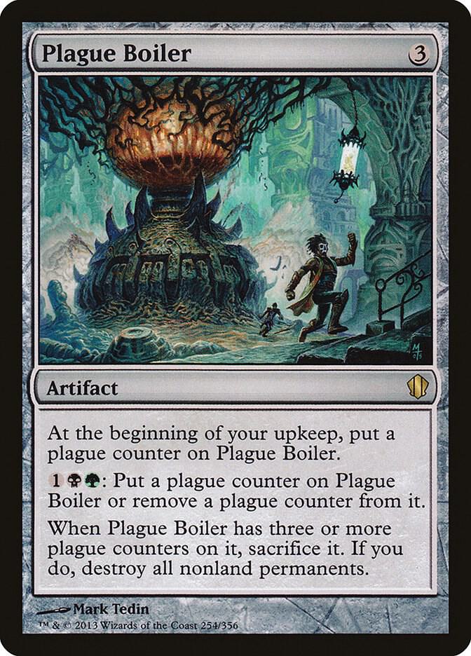 Plague Boiler 254 card
