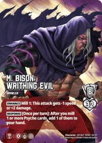 M. Bison, Writhing Evil (Alternate Art)