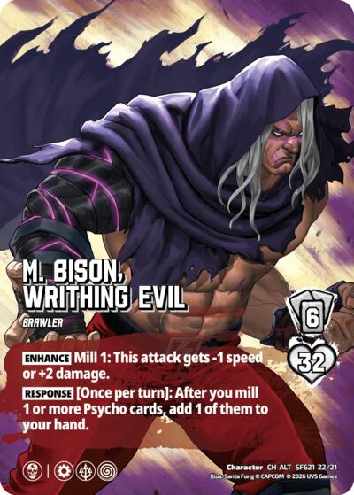 M. Bison, Writhing Evil (Alternate Art)