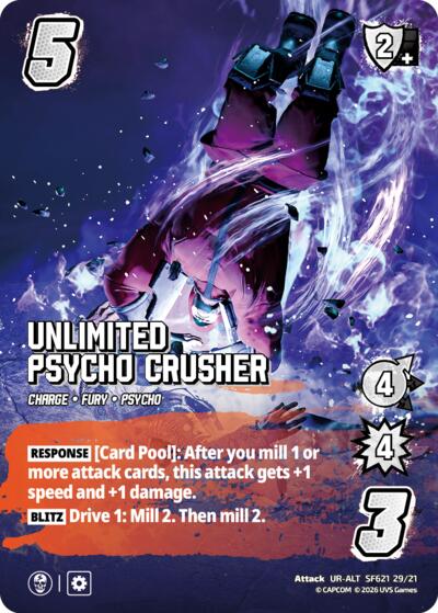 Unlimited Psycho Crusher (Alternate Art)