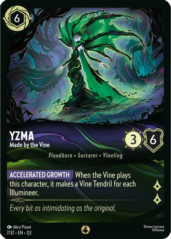 Full Yzma - Made by the Vine card