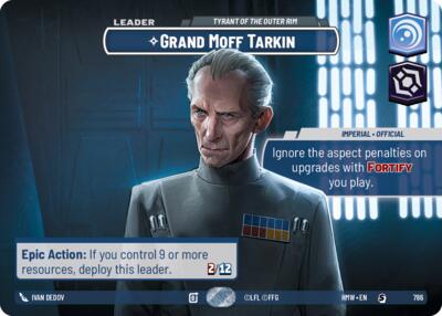 Grand Moff Tarkin - Tyrant of the Outer Rim (Showcase) card