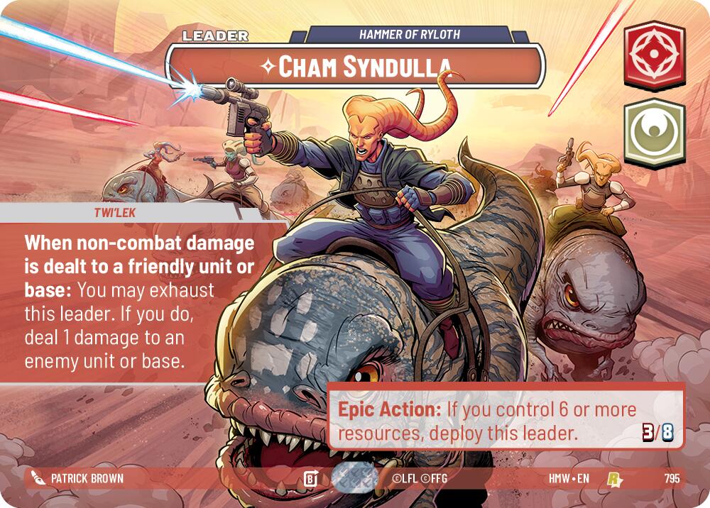 Cham Syndulla - Hammer of Ryloth (Showcase) 795/912 (HMW) — Homeworlds